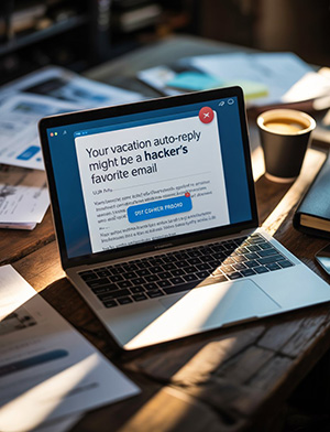 Your Vacation Auto-Reply Might Be a Hacker’s Favorite Email