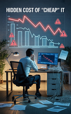 The Hidden Cost of “Cheap” IT for Central Indiana Businesses