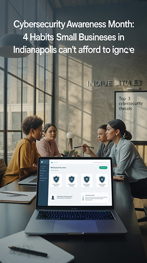 Cybersecurity Awareness Month: 4 Habits Small Businesses in Indianapolis Can’t Afford to Ignore