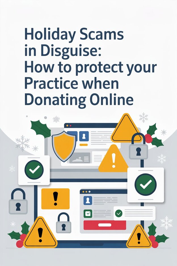 Holiday Scams in Disguise: How to Protect Your Practice When Donating Online
