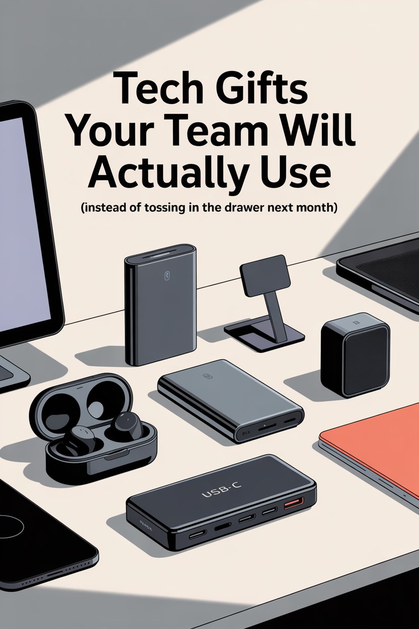 Tech Gifts Your Team Will Actually Use (Instead of Tossing in the Drawer Next Month)