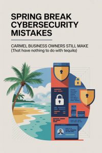 Spring Break Cybersecurity Mistakes Carmel Business Owners Still Make (That Have Nothing to Do With Tequila)
