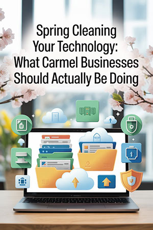 Spring Cleaning Your Technology: What Carmel Businesses Should Actually Be Doing