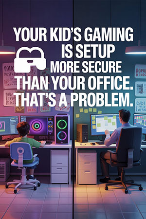 Your Kid’s Gaming Setup Is More Secure Than Your Office. That’s a Problem