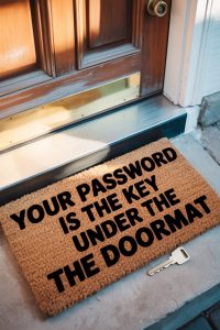 Your Password Is the Key Under the Doormat